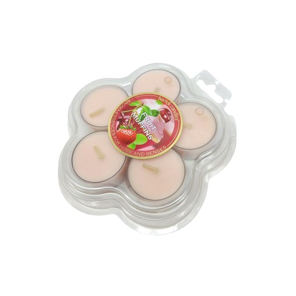Lumanare parfumata pastila - Fruit Muffins - Strawberry- Lum B899 - Cadou