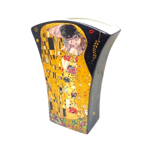 Vaza Gustav Klimt 45/46, neagra - Cadou