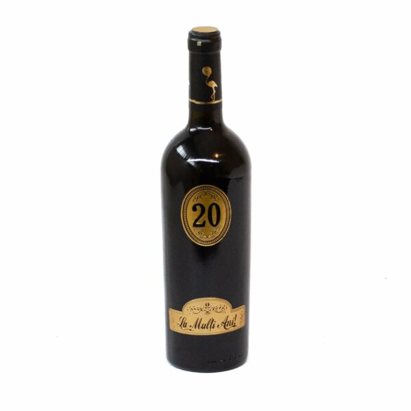 Vin personalizat 0,75L - La multi ani - Cadou