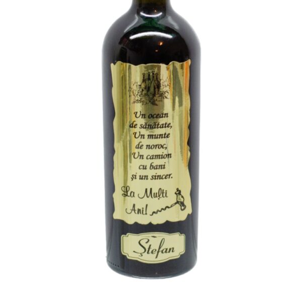Vin personalizat 0,75L SGR - Stefan - Cadou
