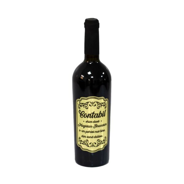 Vin personalizat 0,75L SGR- Contabil - Cadou