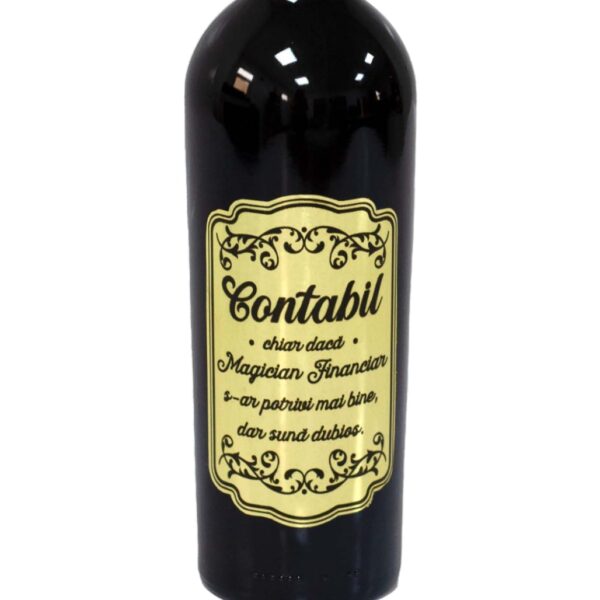 Vin personalizat 0,75L SGR- Contabil - Cadou