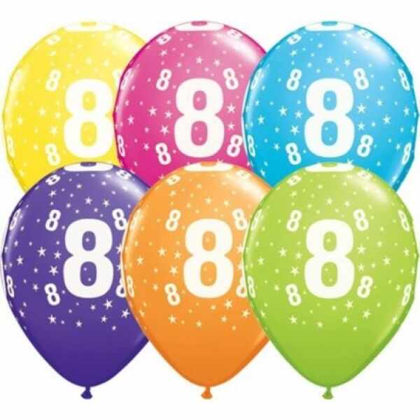 Baloane cu numere, 5 bucati in set - 9 - Cadou
