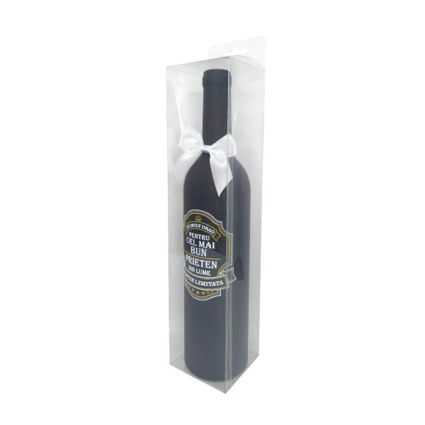 Set tip sticla cu 5 accesorii pentru vin, Pentru cel mai bun prieten din lume - Cadou