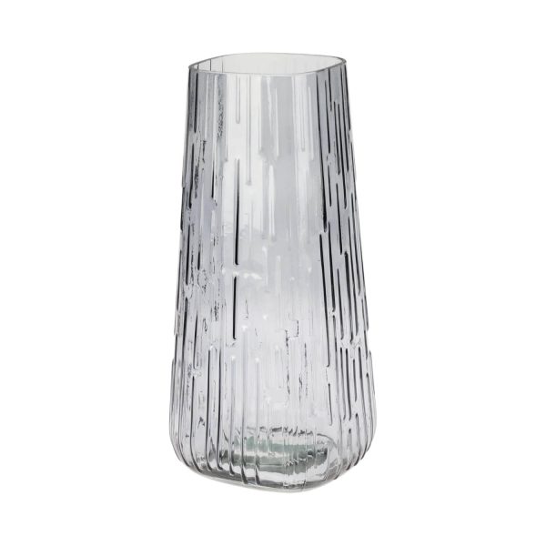 Vaza sticla 59 - gri - Cadou