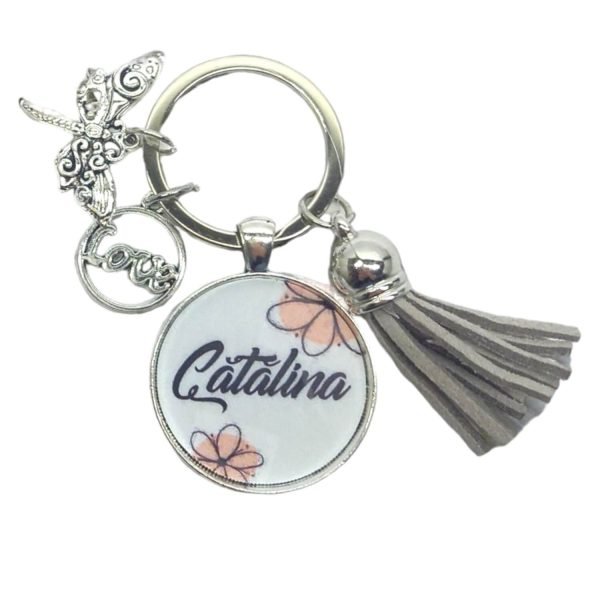 Breloc personalizat cu nume - Catalina - Cadou